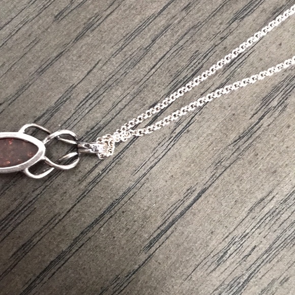 Baltic amber and sterling silver necklace - Picture 3 of 4